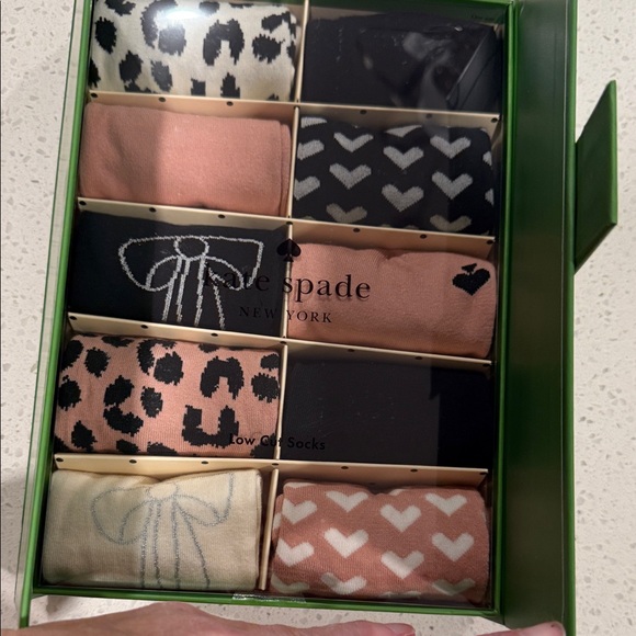 Kate Spade Multicolor 10 Days of Sock with Gift Box 🎁 - Picture 2 of 5